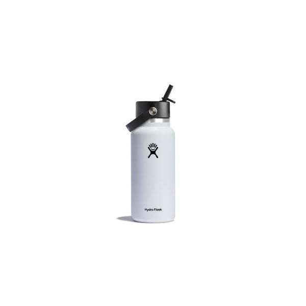 Hydro Flask 32 oz Wide Flex Straw Cap White