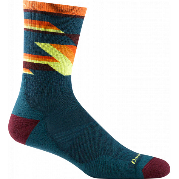 Darn Tough Mens Bolt Micro Crew Ultra-Lightweight with Cushion Dark Teal