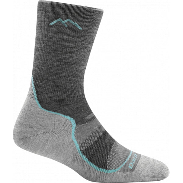 Darn Tough Womens Light Hiker Micro Crew Lightweight with Cushion late / S