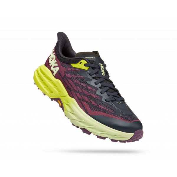 HOKA Womens Speedgoat 5 Blue Graphite / Evening Primrose