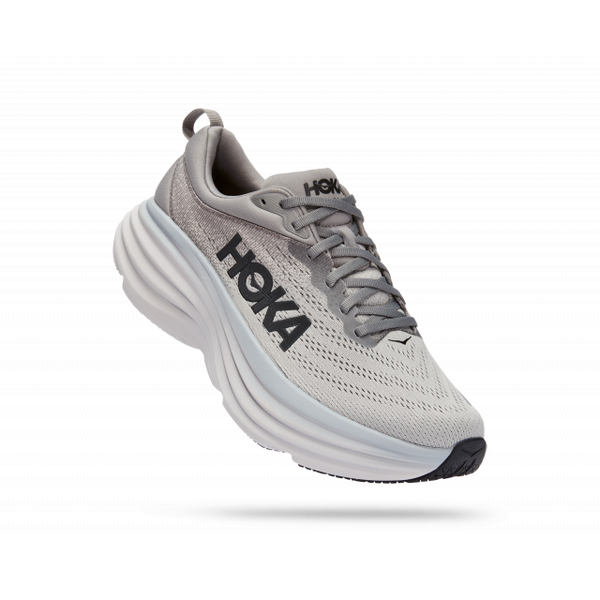 HOKA Mens Bondi 8 Sharkskin / Harbor Mist