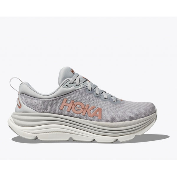 HOKA Womens Gaviota 5 Harbor Mist / Rose Gold