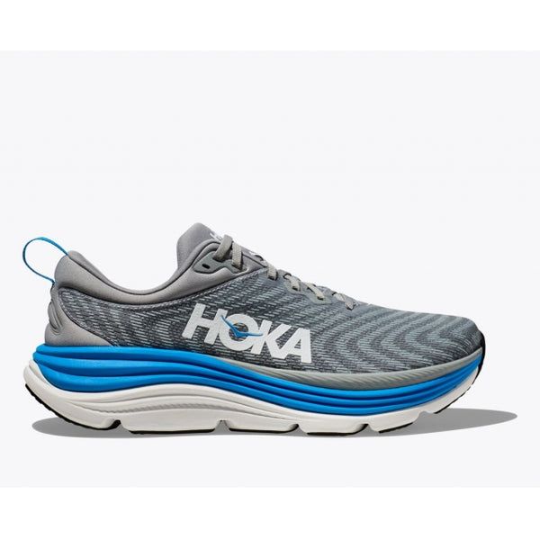 HOKA Mens Gaviota 5 Limestone / Diva Blue