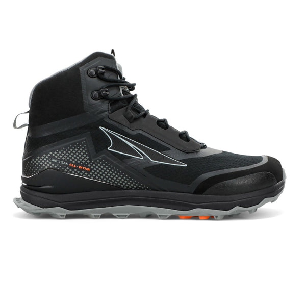 Altra Running Mens Lone Peak All Weather Mid Black