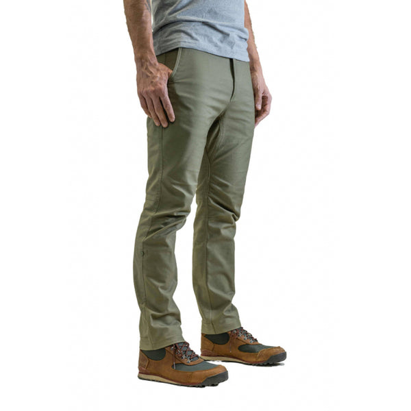 LIVSN Mens Flex Canvas Pants Olive