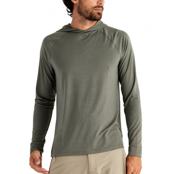 Free Fly Apparel Mens Bamboo Flex Hoodie Fatigue