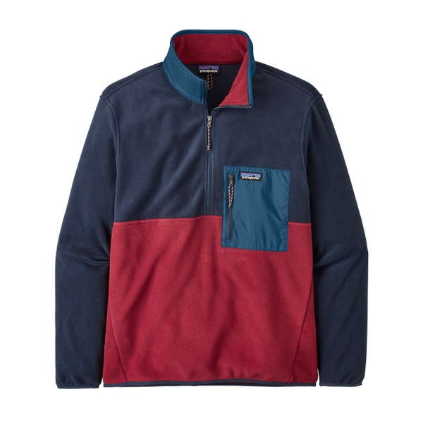Patagonia Mens Microdini 1/2 Zip P/O Wax Red