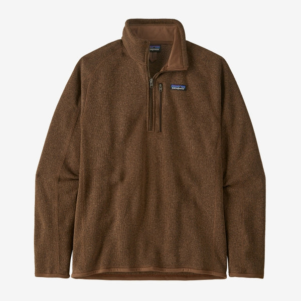 Patagonia Mens Better Sweater 1/4 Zip Moose Brown