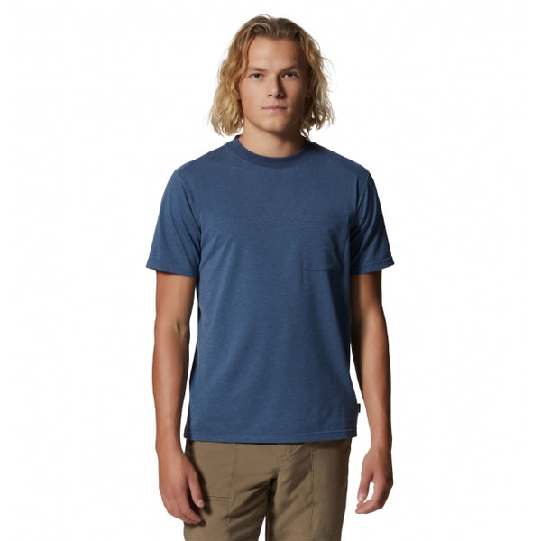Mountain Hardwear Mens Low Exposure Short Sleeve Zinc