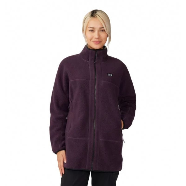 Mountain Hardwear Womens HiCamp Fleece Long Full Zip Blurple
