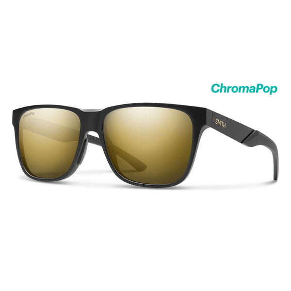 Smith Optics Lowdown Steel Matte Black Gold - ChromaPop Polarized Black Gold Mirror