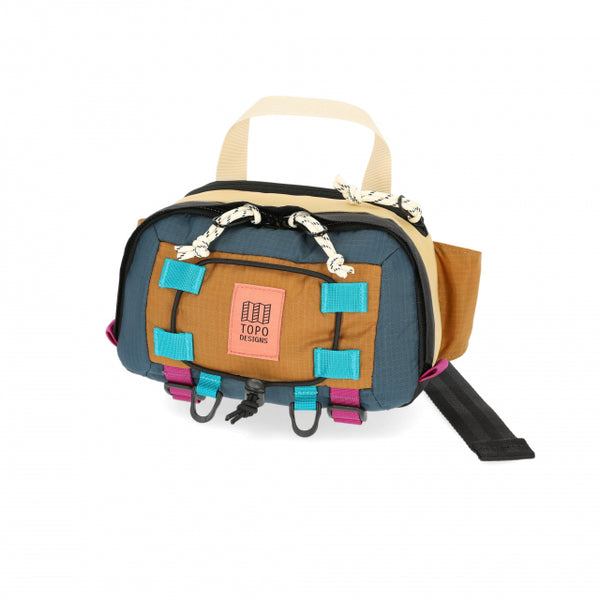 Topo Designs Mountain Hip Pack Khaki/Pond blue