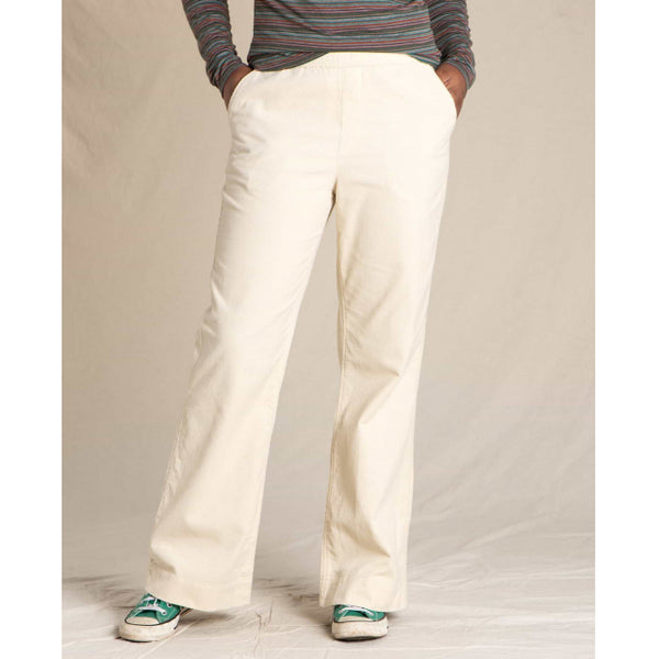 Toad&Co Womens Scouter Cord Pull-On Pant Almond