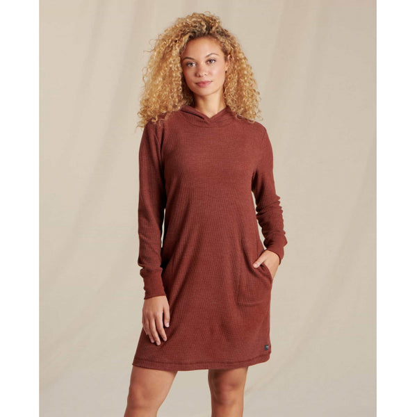 Toad&Co Womens Foothill Hooded LS Dress Manzanita