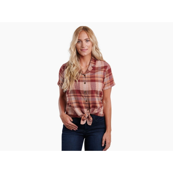KUHL Womens Elsie SS andstone Plaid / S
