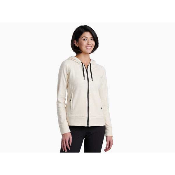 KUHL Womens Lola FZ Hoody Ivory