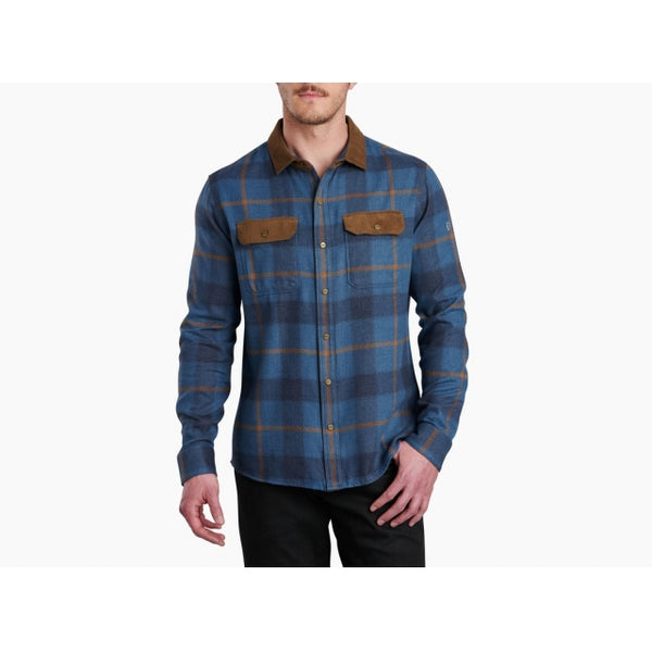 KUHL Mens Khaos Flannel Blue Copper