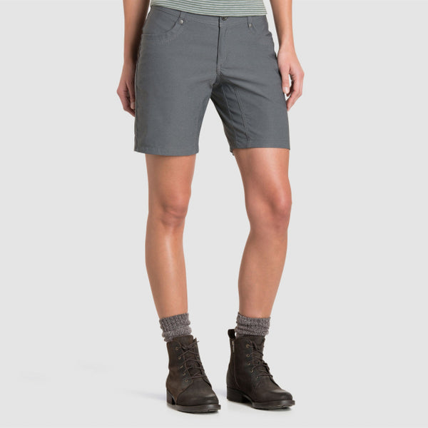 KUHL Womens Trekr Short 8 Charcoal