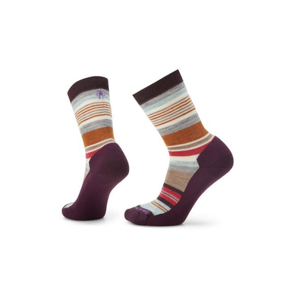 Smartwool Womens Everyday Joviansphere Crew Socks Bordeaux