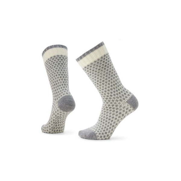 Smartwool Everyday Popcorn Polka Dot Full Cushion Crew Socks Natural