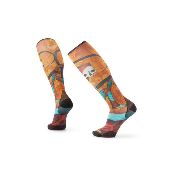 Smartwool Ski Zero Cushion Memory Quilt Print OTC Socks ulti Color / M