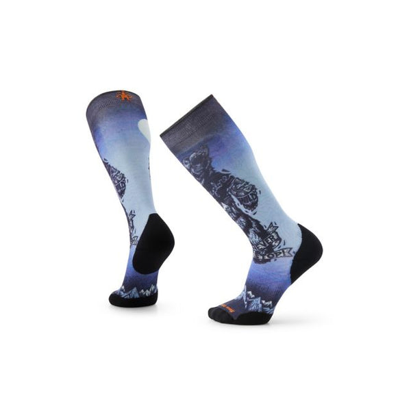 Smartwool Ski Targeted Cushion Always Explore Print OTC Socks Multi Color