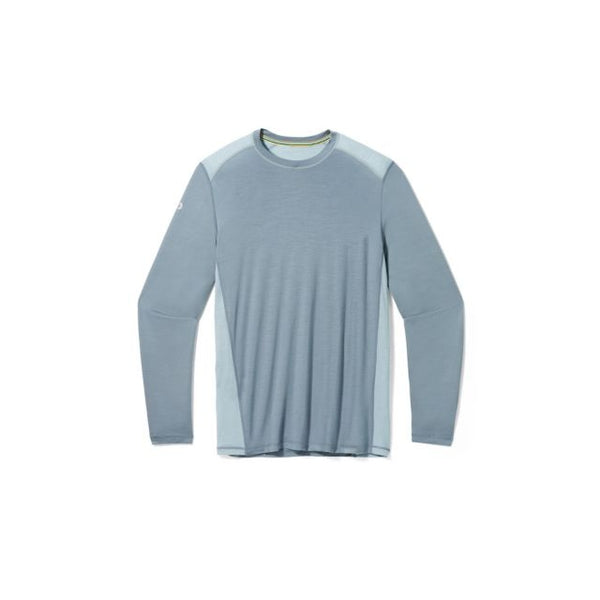Smartwool Mens Active Long Sleeve Tech Tee Pewter Blue