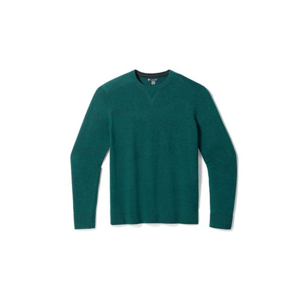 Smartwool Mens Sparwood Crew Sweater Emerald-Black Marl