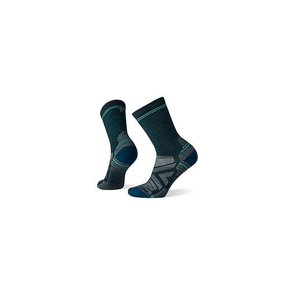 Smartwool Womens Hike Light Cushion Crew Socks Twilight Blue