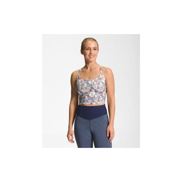 The North Face Womens Dune Sky Tanklette Reef Waters Wild Daisy Print