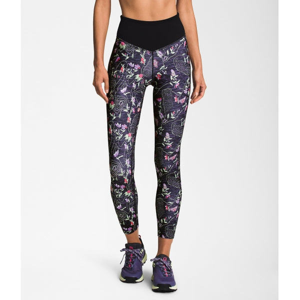 The North Face Womens Dune Sky 7/8 Tight TNF Black IWD Print