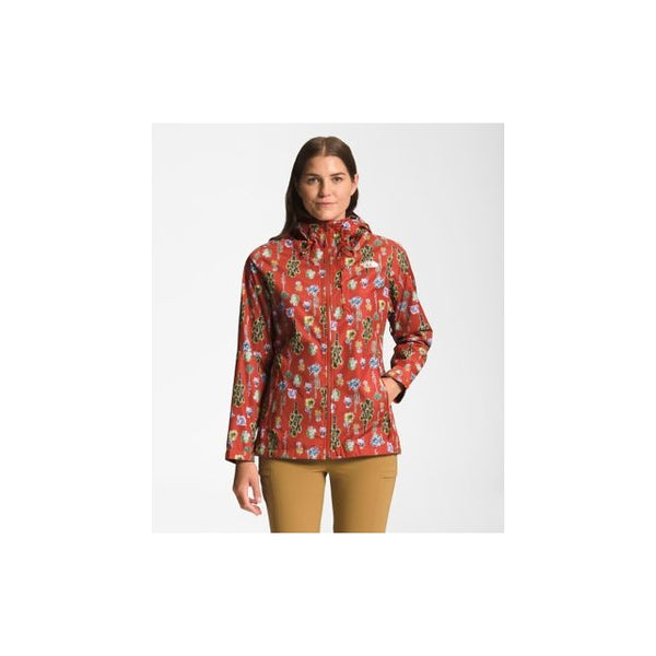 The North Face Womens Alta Vista Jacket Rusted Bronze Cactus Study Print