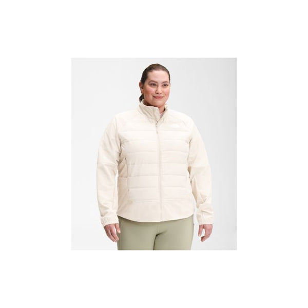 The North Face Womens Plus Shelter Cove Hybrid Jacket Gardenia White
