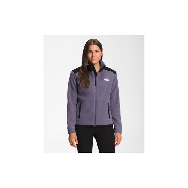 The North Face Womens Alpine Polartec 200 Full Zip Jacket Lunar Slate/TNF Black