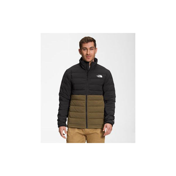 The North Face Mens Belleview Stretch Down Jacket TNF Black/ilitary Olive / M
