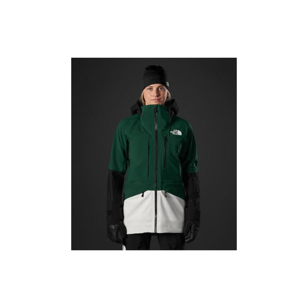 The North Face Womens Summit Verbier FUTURELIGHT Jacket Ponderosa Green/Gardenia White/TNF Black