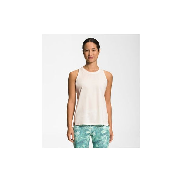 The North Face Womens Dawndream Standard Tank Gardenia White Heather