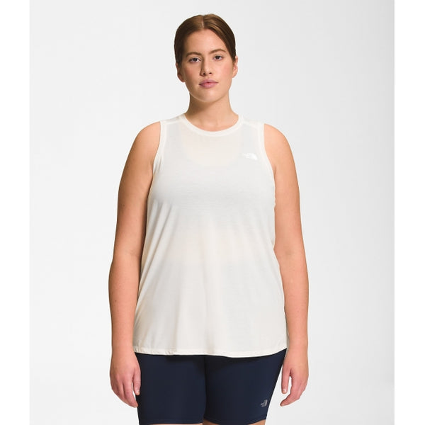 The North Face Womens Plus Wander Slitback Tank Gardenia White