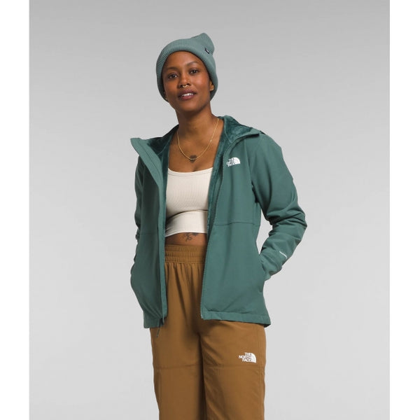 The North Face Womens Shelbe Raschel Hoodie Dark Sage