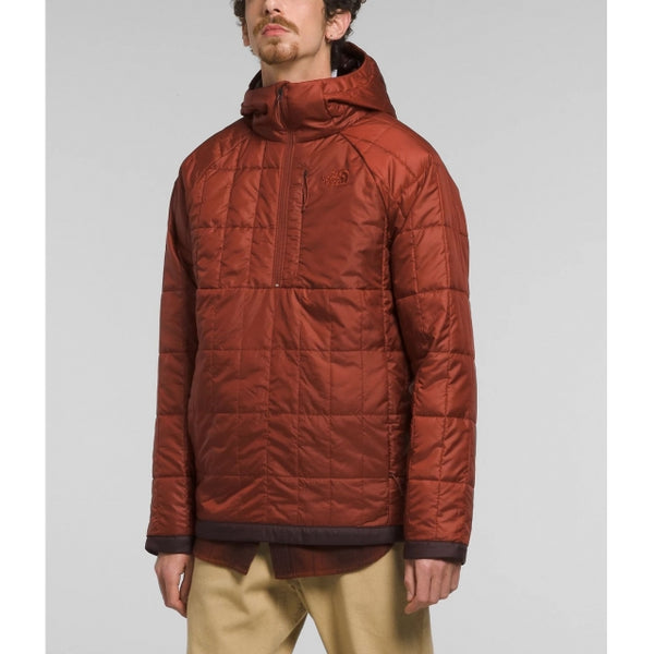 The North Face Mens Circaloft 1/4 Zip Pullover Brandy Brown/Coal Brown