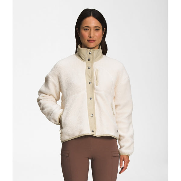 The North Face Womens Cragmont Fleece Jacket Gardenia White/Gravel