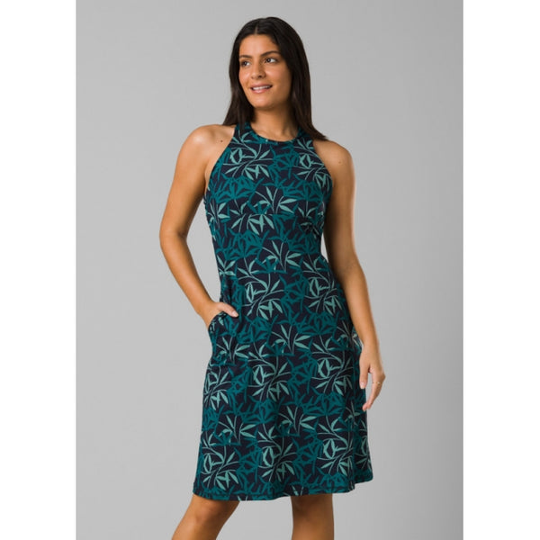 Prana Womens Jewel Lake Dress Nautical Leaves
