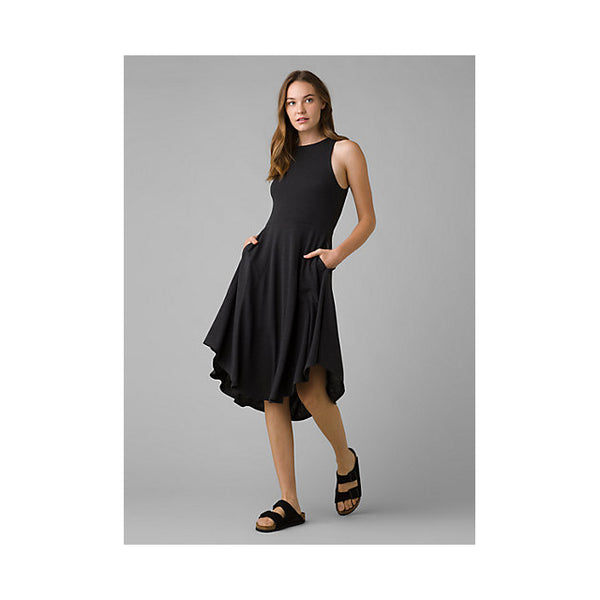 Prana Womens Cozy Up Bayjour Dress Black