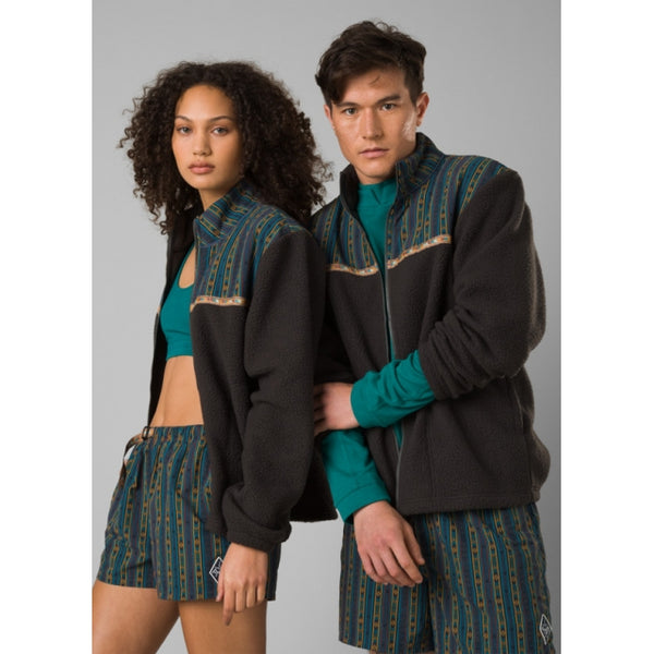 Prana Mens Hurricane FZ Fleece Dark Iron