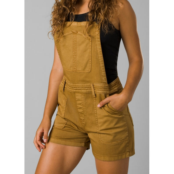 Prana Womens Sancho Shortalls Antique Bronze