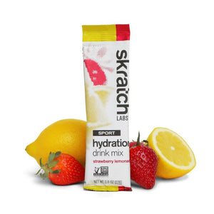 Skratch Labs Sport Hydration Drink Mix, Strawberry Lemonade, Single Serving