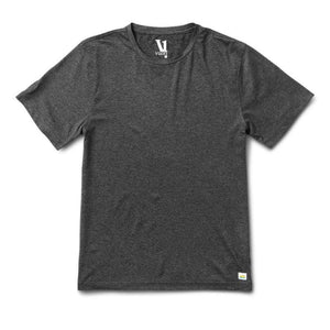 Vuori Strato Tech Tee Charcoal Heather