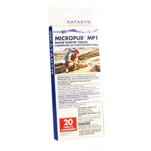 Katadyn Micropur Mp1 Purification Tablets (20 Pack)
