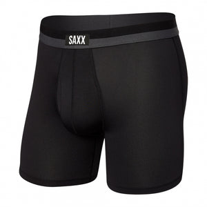 Saxx Sport Mesh Boxer Brief Fly Black