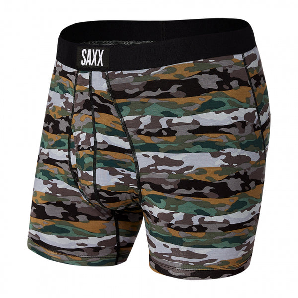 Saxx Ultra Super Soft Boxer Brief Fly Graphite Mura Kamo